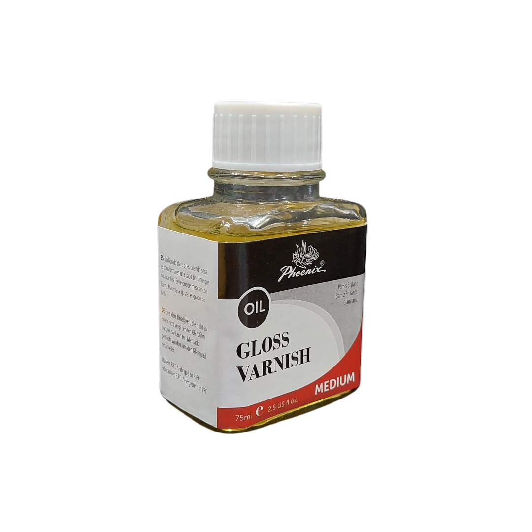 Phoenix Oil Gloss Varnish 75ml for Artists Acrylics Oils Paints and Watercolours - Image 2