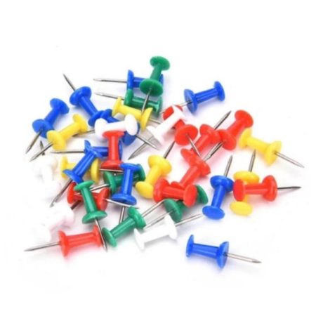 Push Pins Coloured