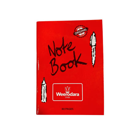 Notebook Red Cover A6 Pass Book