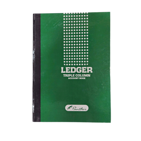 Ledger Book Triple Column - Panther (80 to 300 pages)