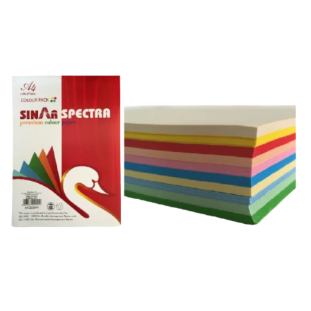 Rainbow Photocopy Paper A4 Assorted (50 sheets/100 sheets/250 sheets)