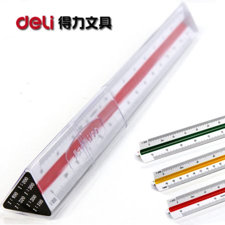 Triangular Scale Ruler - Deli