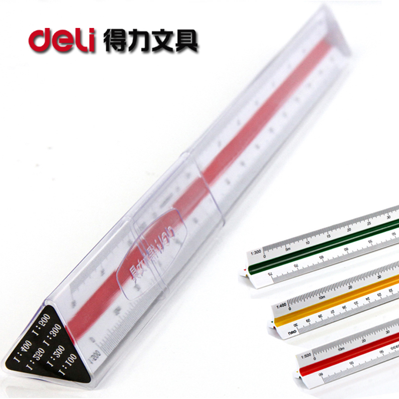 Triangular Scale Ruler - Deli