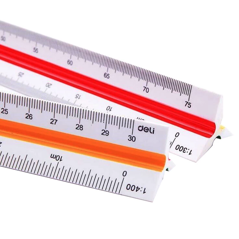 Triangular Scale Ruler - Deli - Image 3