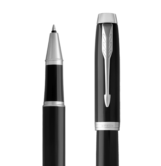 Parker Pen IM Chrome Tip Roller Ball - (IM-CT Black/Gun Metal) - Image 2