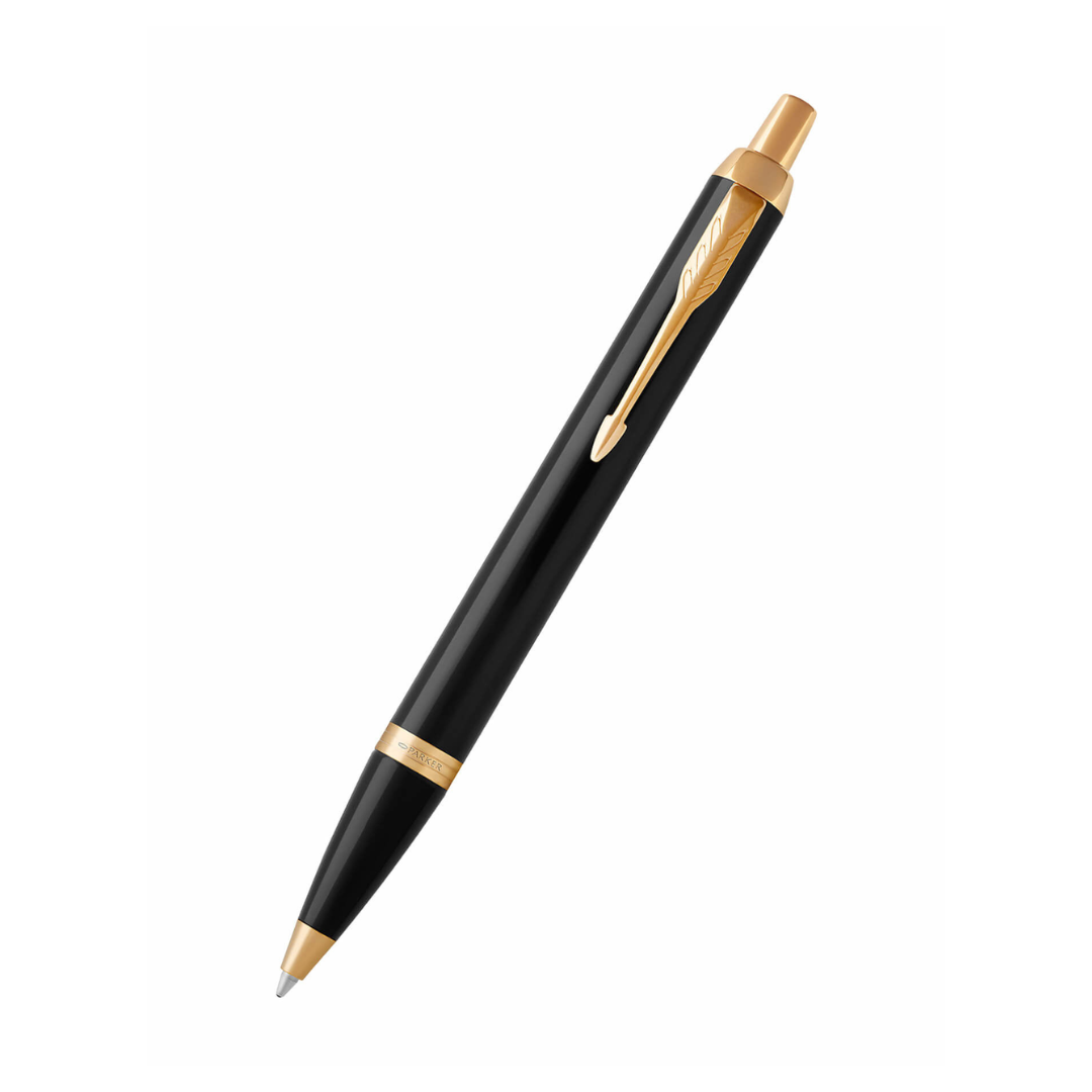Parker Pen IM Gold/Chrome Tip Ball Point - (IM-CT Gold/Black/Espresso)