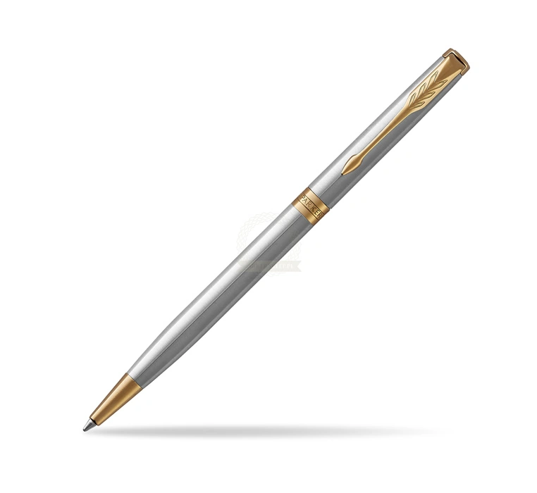 Parker Pen Sonnet SS Slim Gold Tip Ball Point