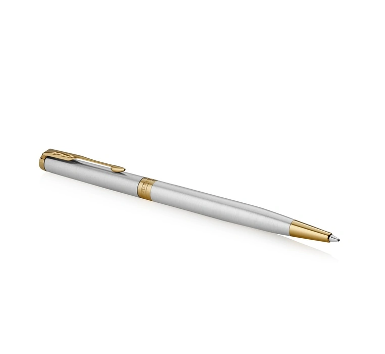 Parker Pen Sonnet SS Slim Gold Tip Ball Point - Image 2