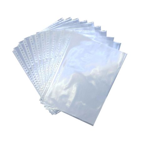 11 Hole Transparent Plastic Sheet Protector - (Economy/Normal/Thick)