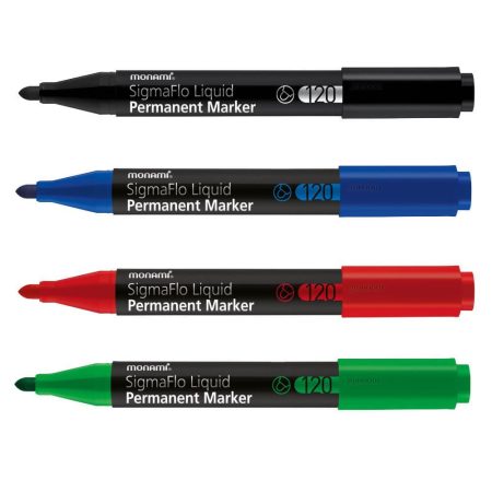 Permanent SigmaFlo Liquid Marker - Monami (Black/Blue/Red)