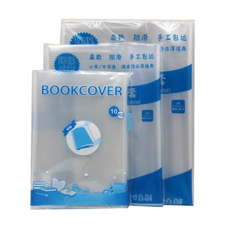 Book Cover Plastic Polythene (Large CR Size/Small Exercise Book Size)