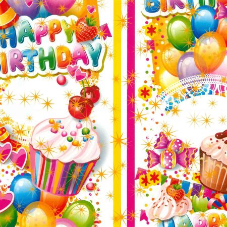 Wrapping Paper Gloss G412 - Happy Birthday