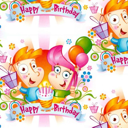 Wrapping Paper Gloss G413 - Happy Birthday