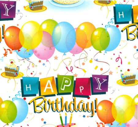 Wrapping Paper Gloss G414 - Happy Birthday